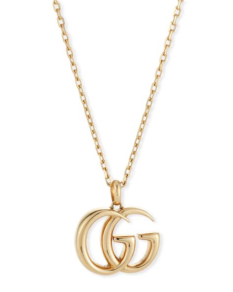 gucci gold necklace|gucci gold necklace set.